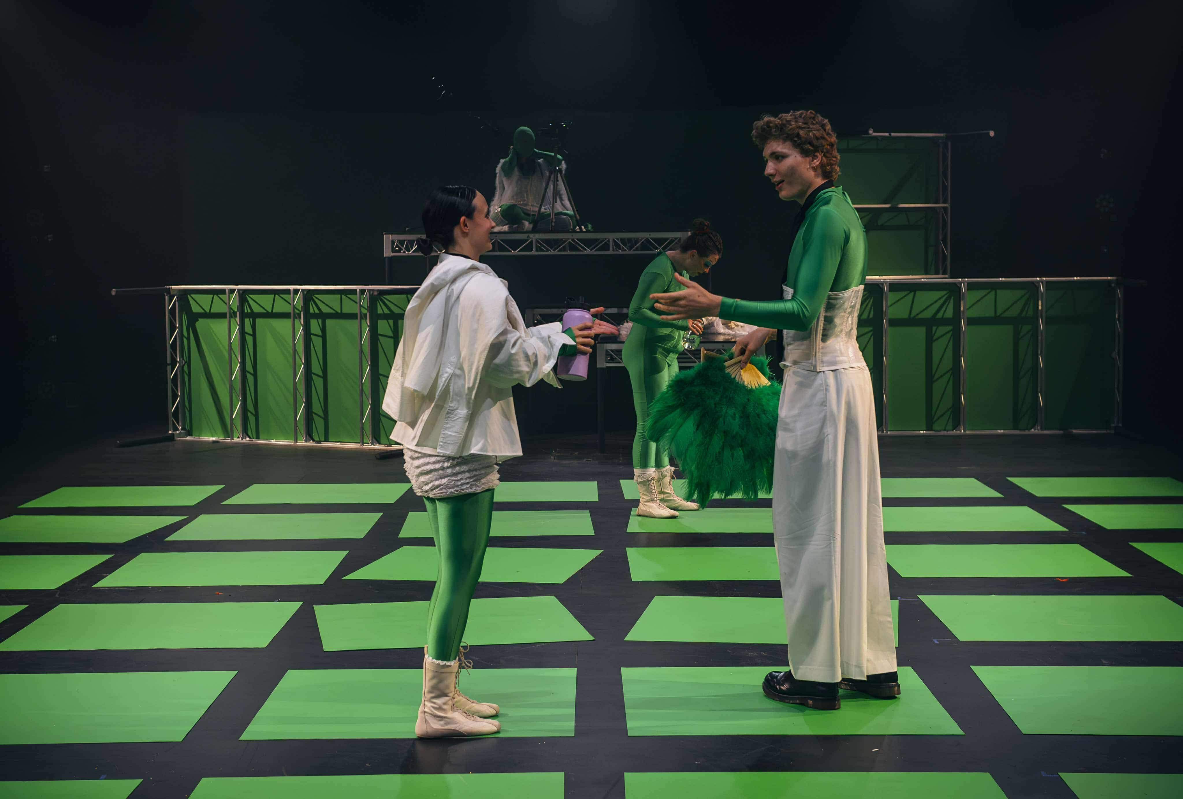 Jonah Fleming and Alice Rigeway in forever striptease
