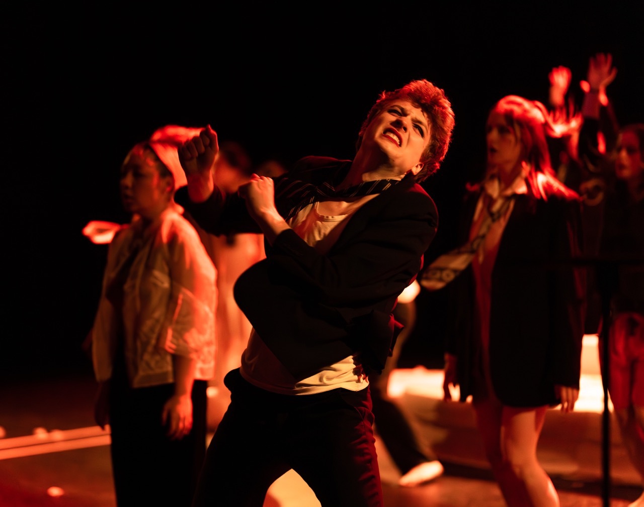 Jonah Fleming thrashing around in Peach Blossom Fan